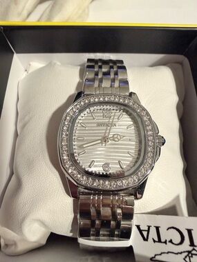 Invicta Wildflower Ember Women's Watch - 31mm, Steel, Real Austrian Pave Crystal